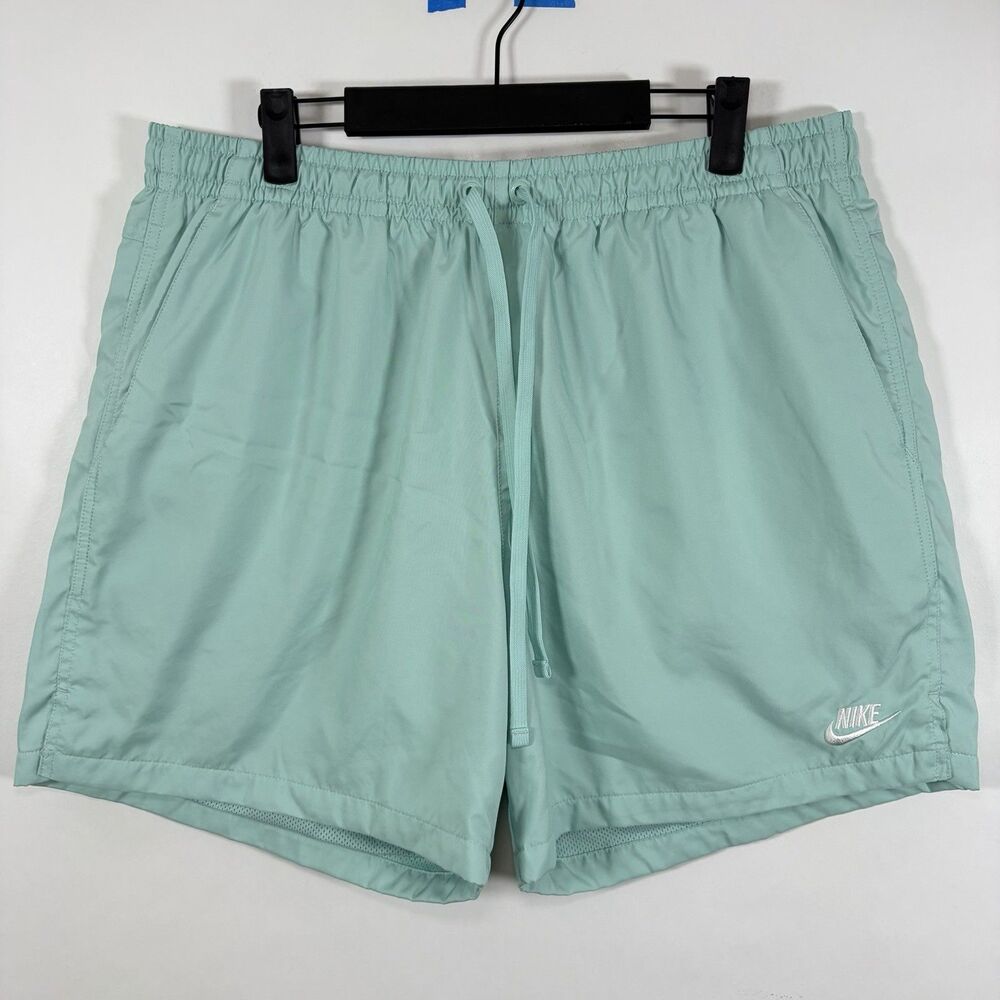 Nike Essential Woven Flow Shorts Light Blue Mens XL Mesh Lined 34x5 Gym Training